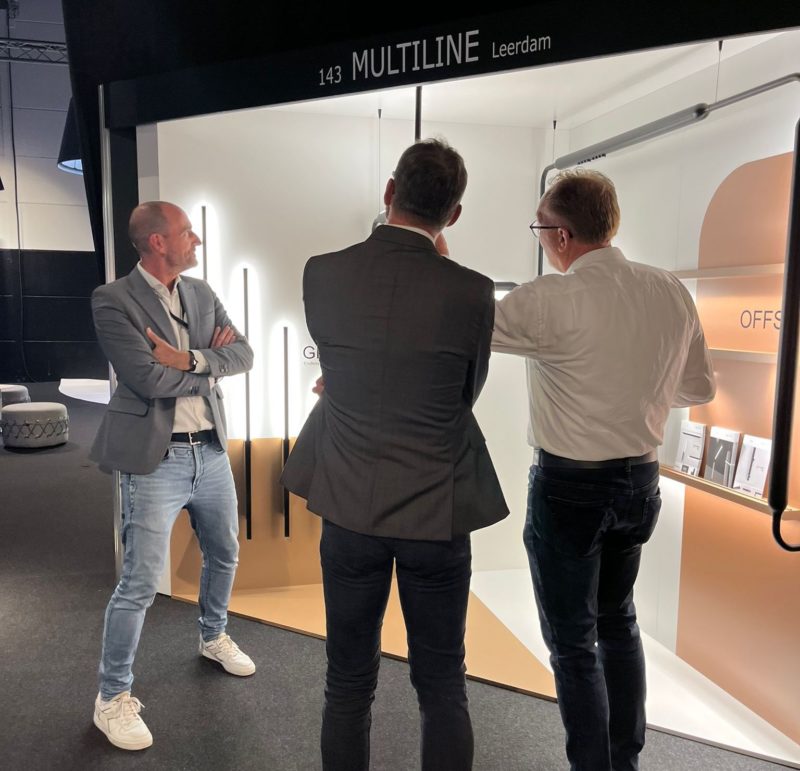 Stand Multiline op Architect At Work 2023 in Amsterdam
